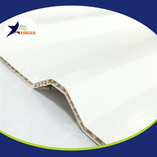 駐馬店PVC防腐中空瓦 鋼結構廠房建材波浪瓦 加厚2.5mm塑料廠房瓦隔熱防火PVC塑膠 星發(fā)牌定制